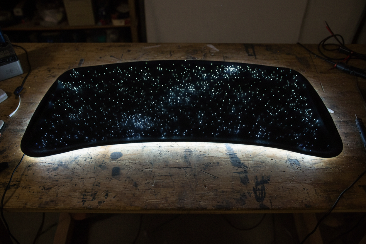 make it facing down with the lights glowing